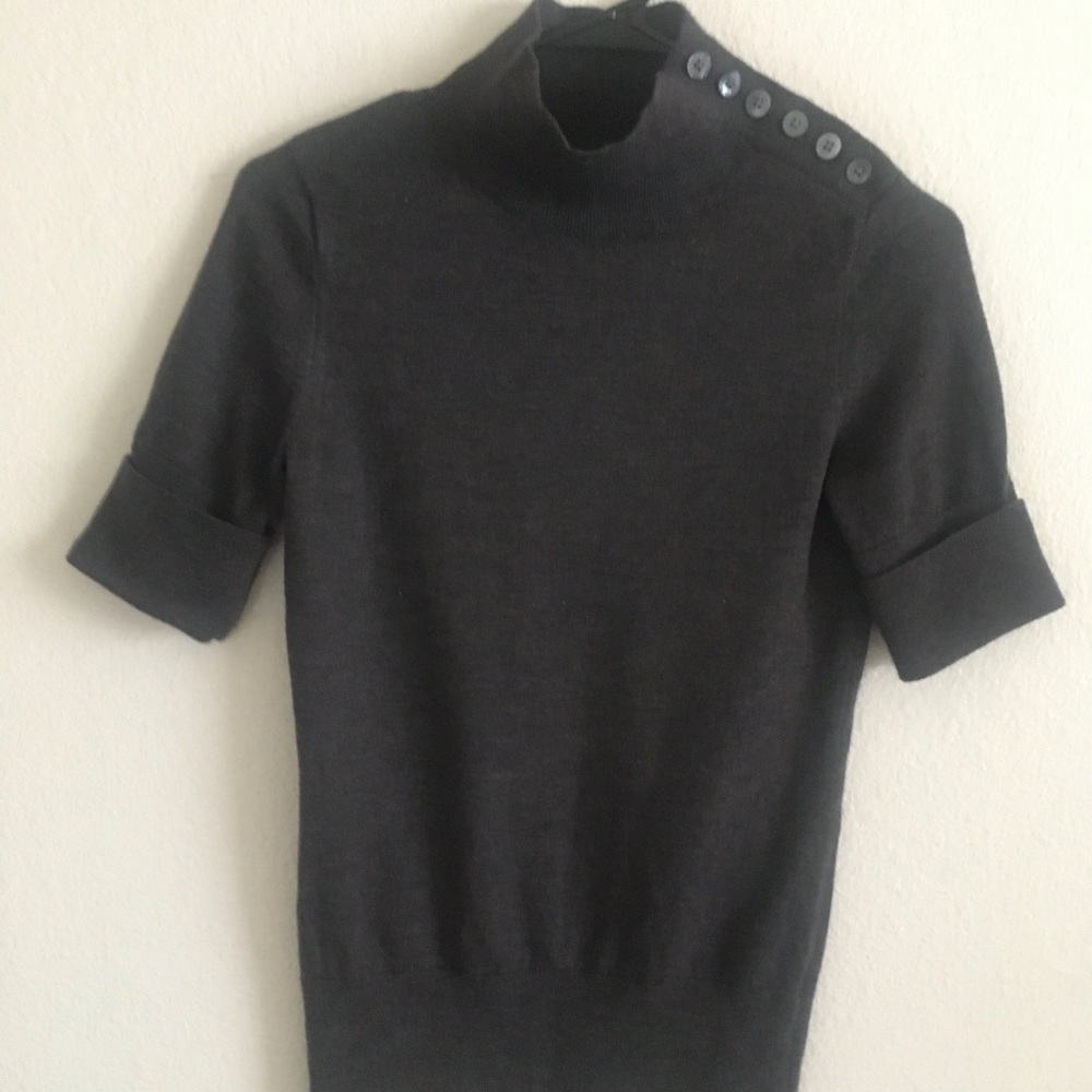 Banana Republic short sleeve xtra Merino wool. Sm